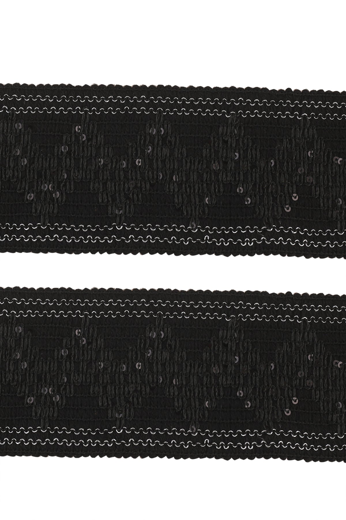 Wide Woven Patterned Coloured Stretch Elastic