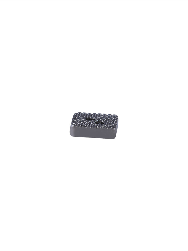 Square Shape Textured Surface 8mm Shirt Button