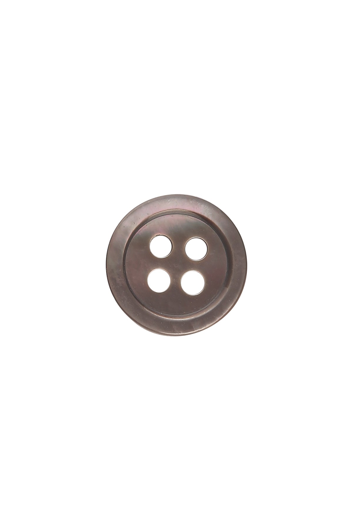 Round Shape Dark Grey Colour 4-Hole Shirt Button
