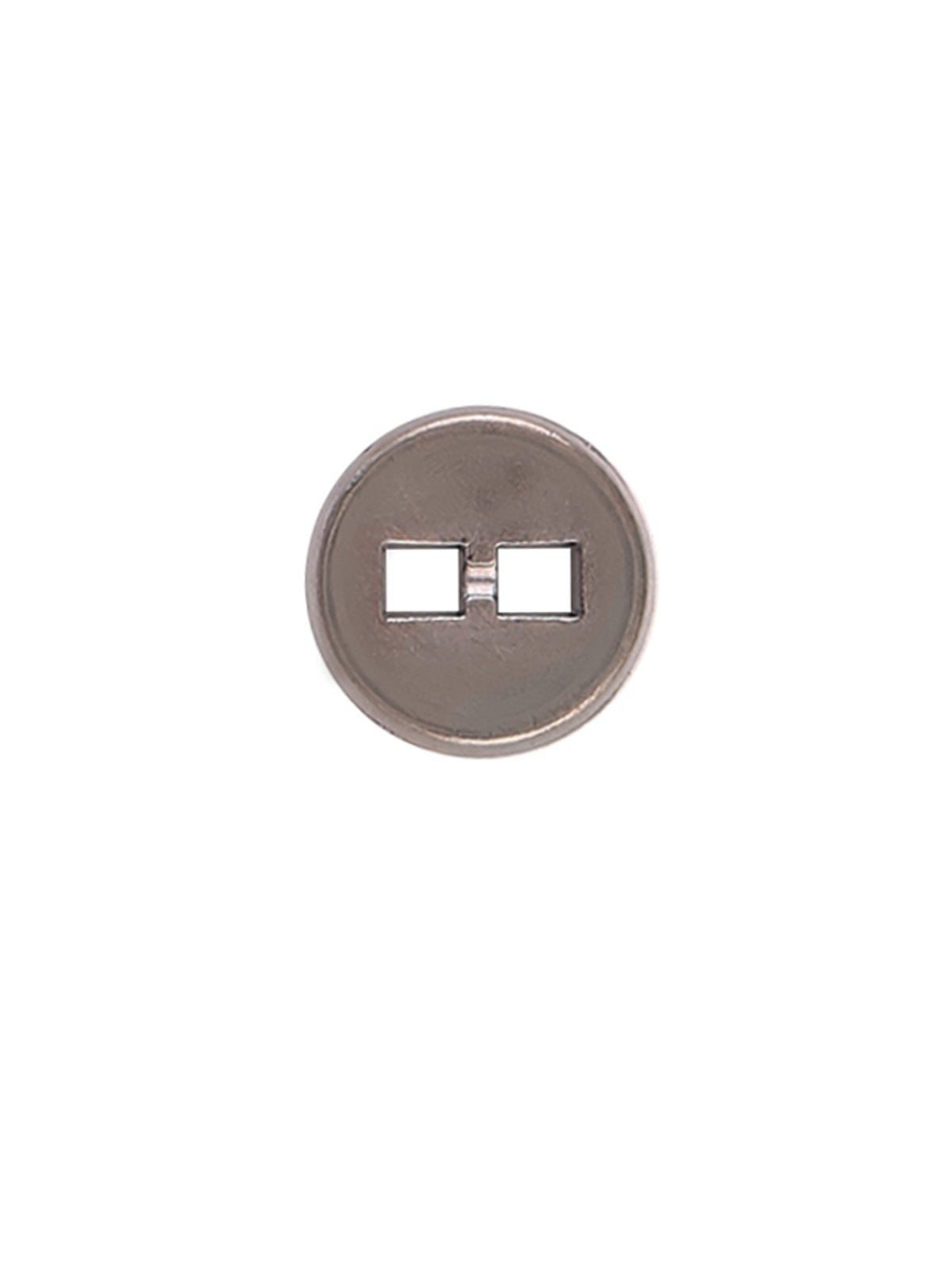 2 Square Hole Round Shape Sewing Metal Button