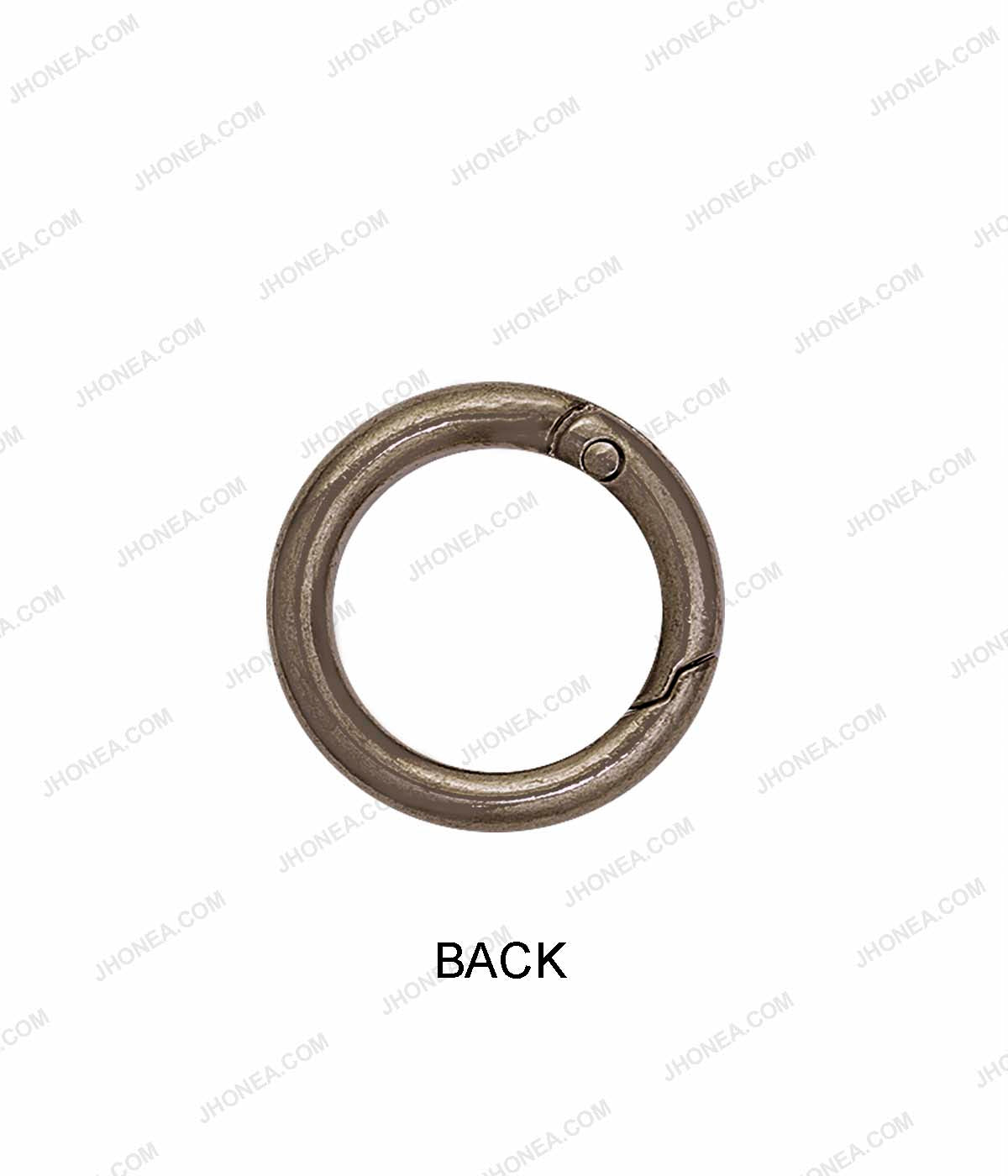 Golden & Gunmetal Connector Metal Closed Jump Rings