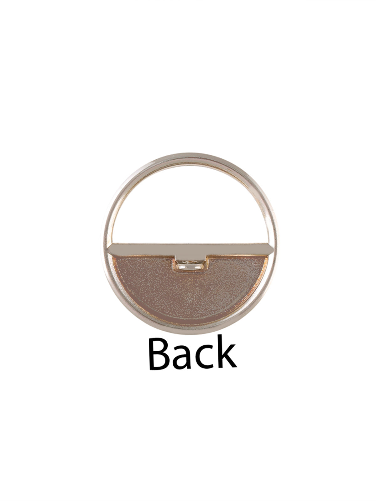 Fashionable Semi-Circle Ring Shape Decorative Button