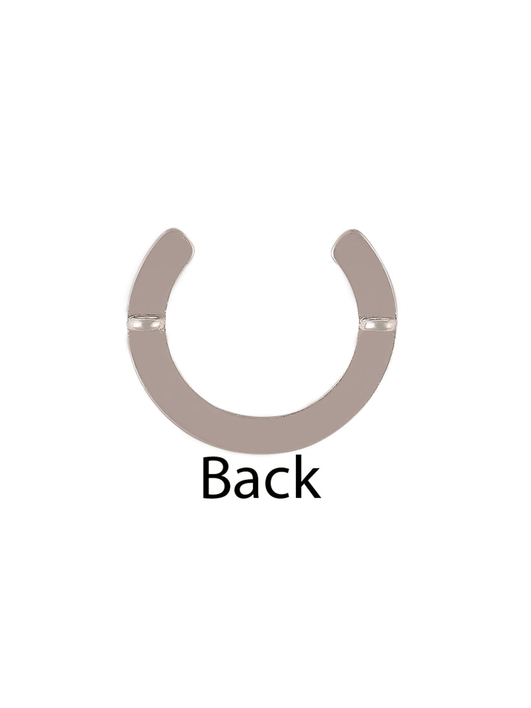 Horseshoe Shape Classic Half-Ring Button