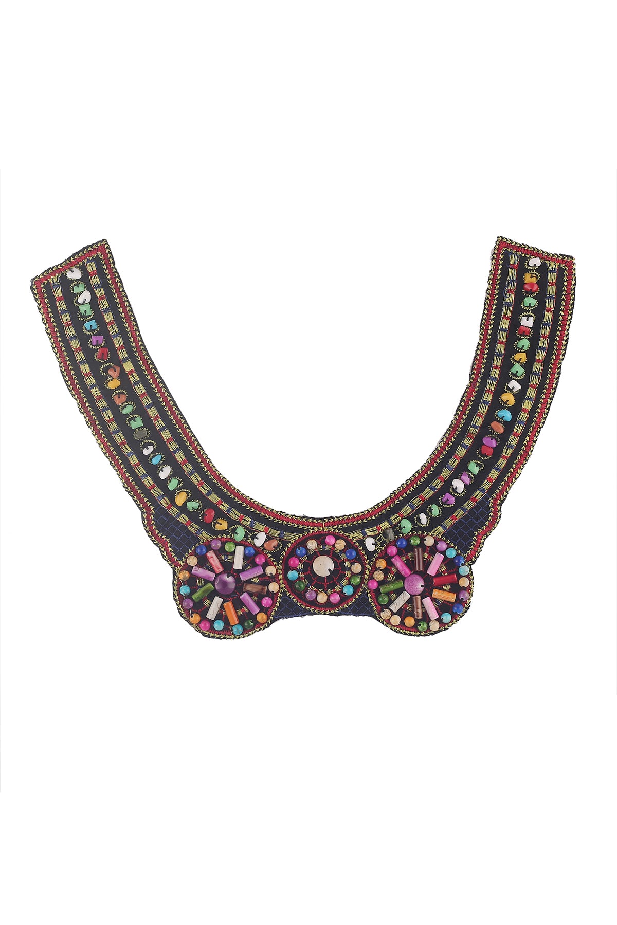 Fashion Embroidery Beading Neck Trim for Women's Clothing
