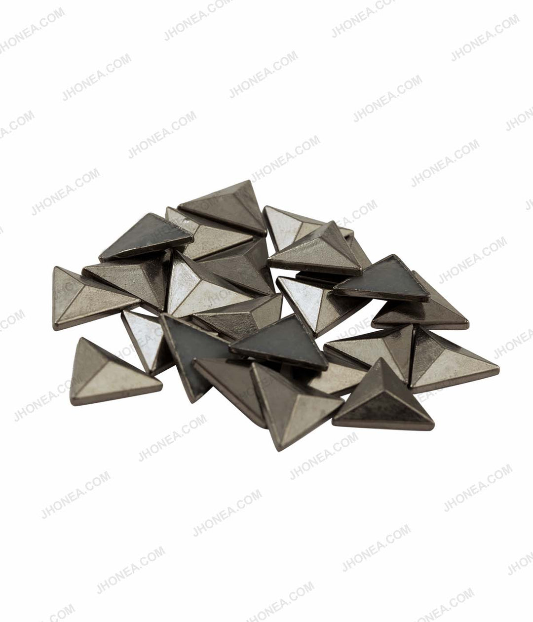 Suit/Blazer Lapel Embellishment Triangle Shape Gunmetal Colour Hotfix Studs
