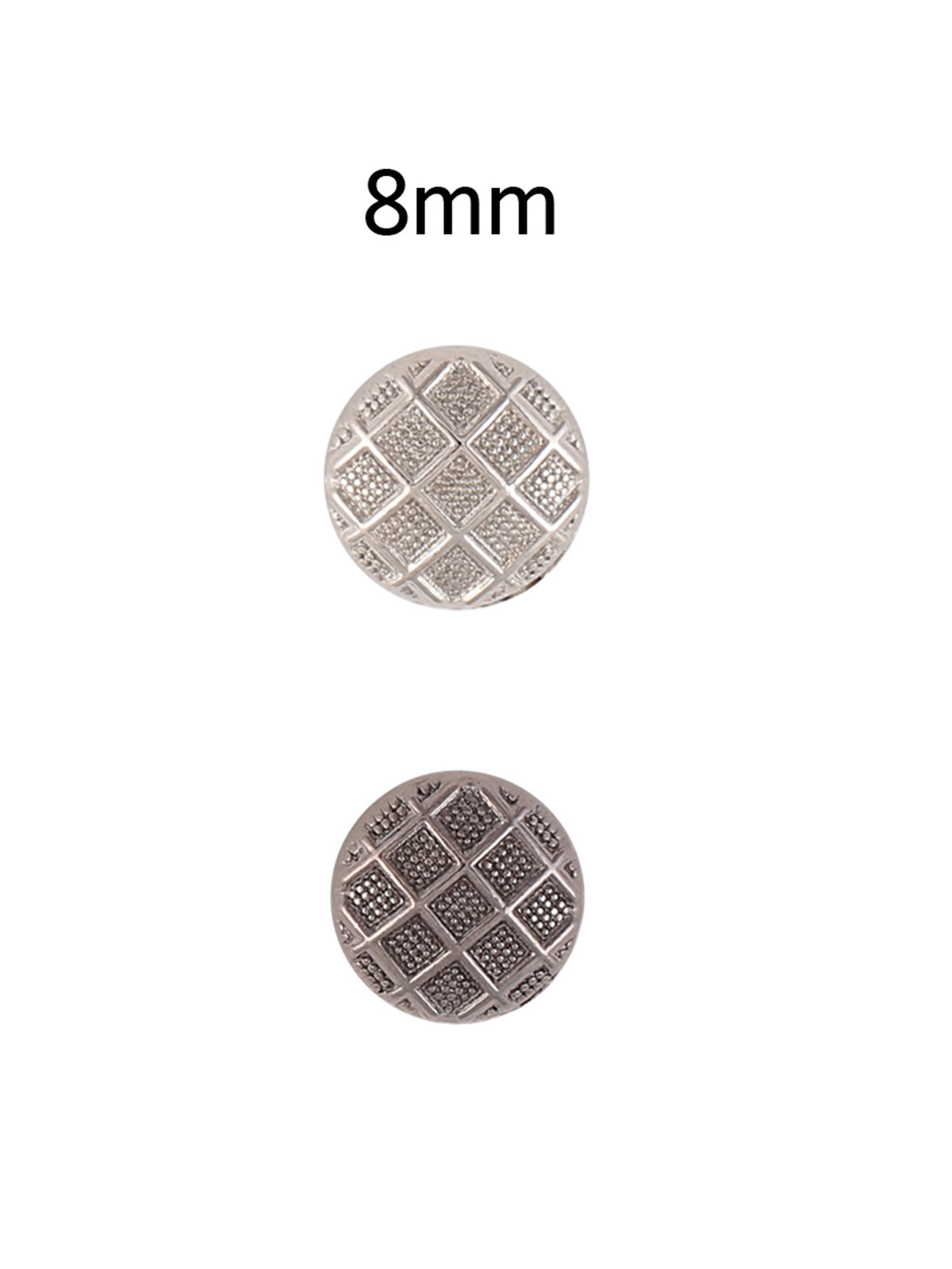 Engraved Design Round Shape Metal Button