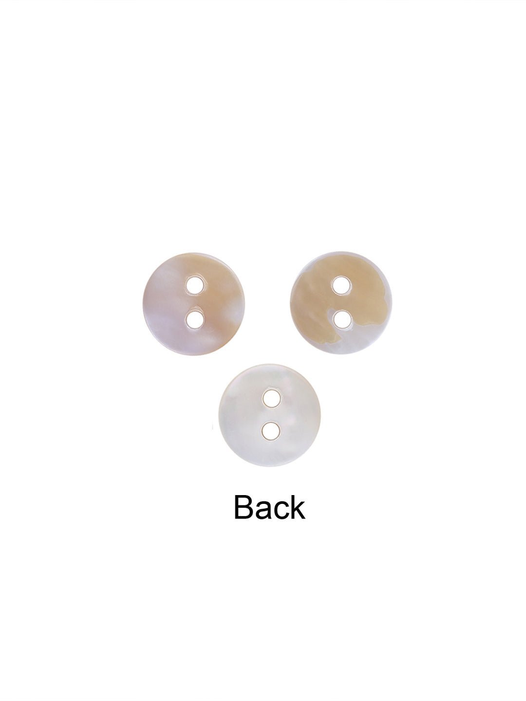 Small Round Shape 9mm Natural Marble Shirt Button