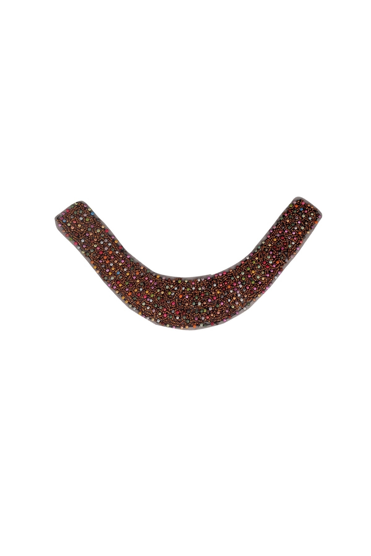 Shiny Multicolour Beads Handmade Beaded Neck