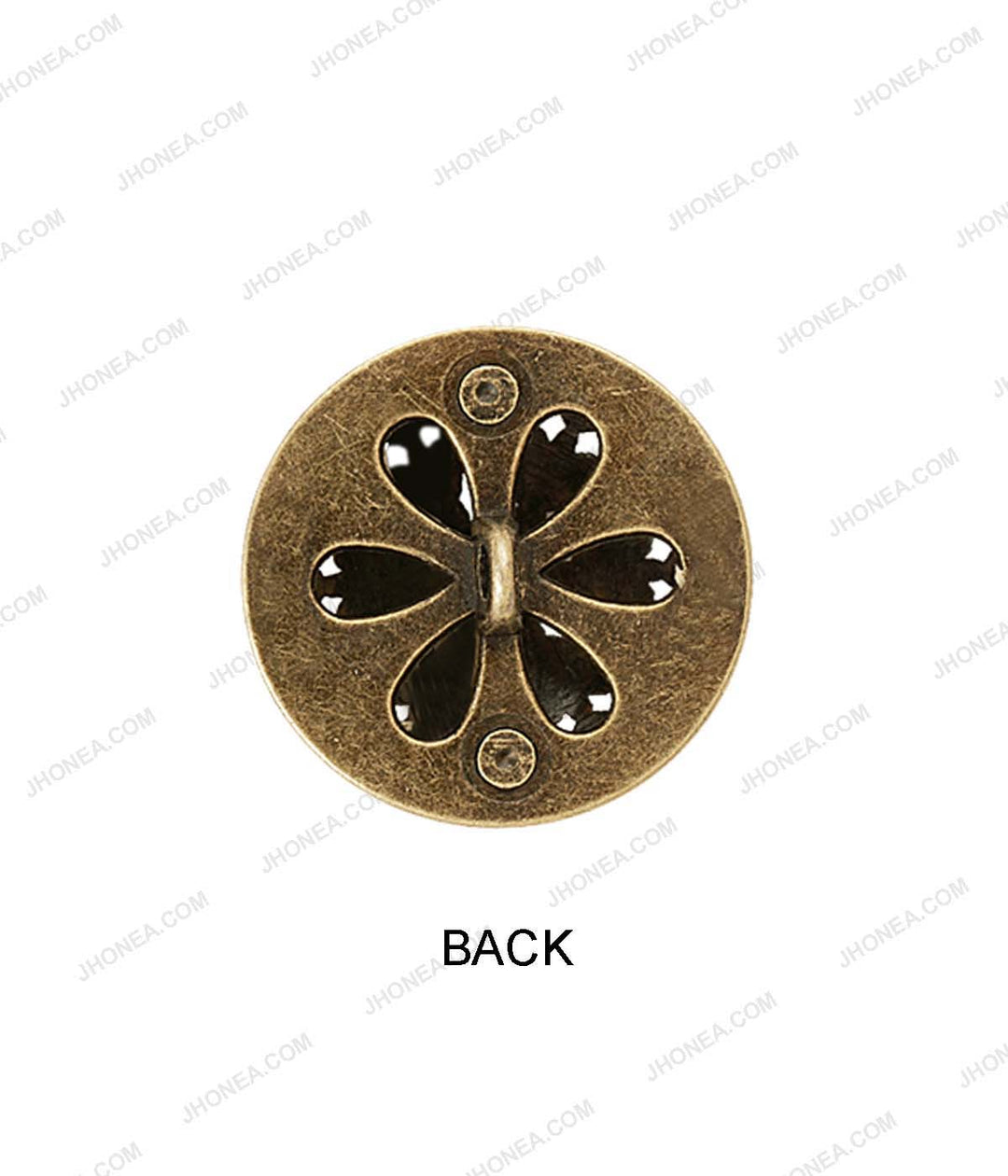 Historic Design Cutwork Antique Brass Dome Surface Buttons