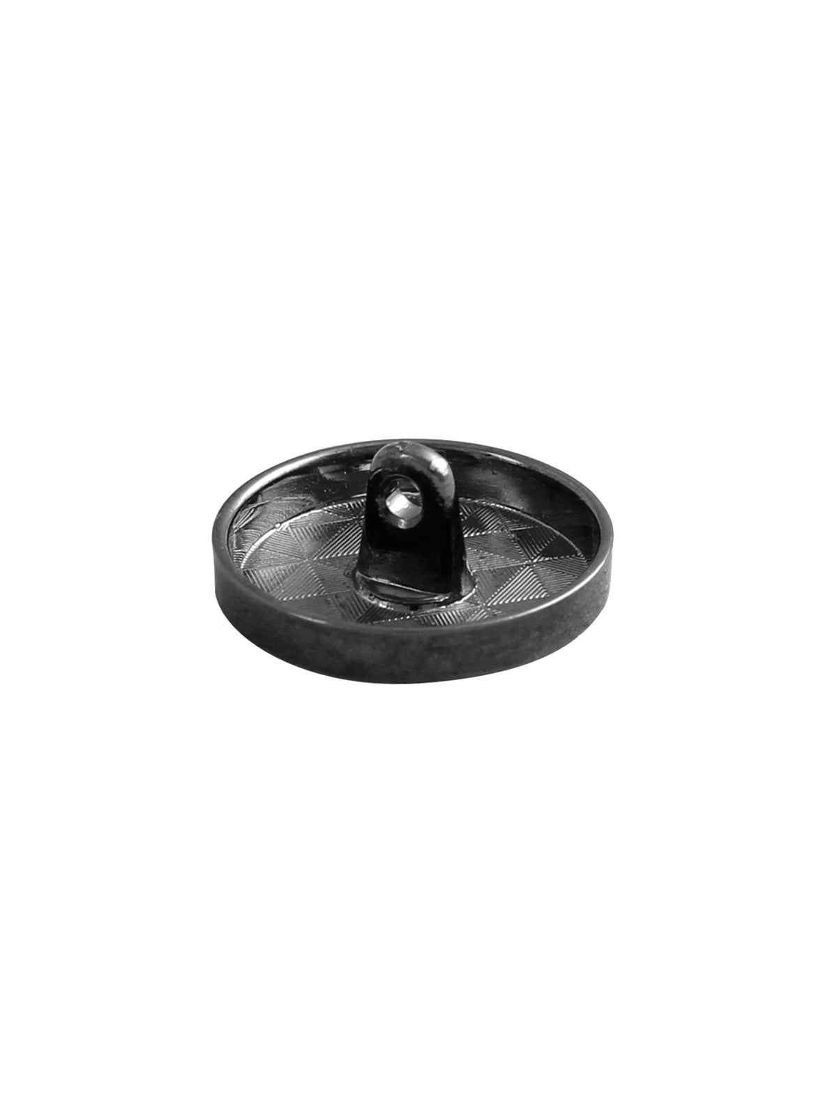 Shining Black Gunmetal Round Shape Shank Metal Button