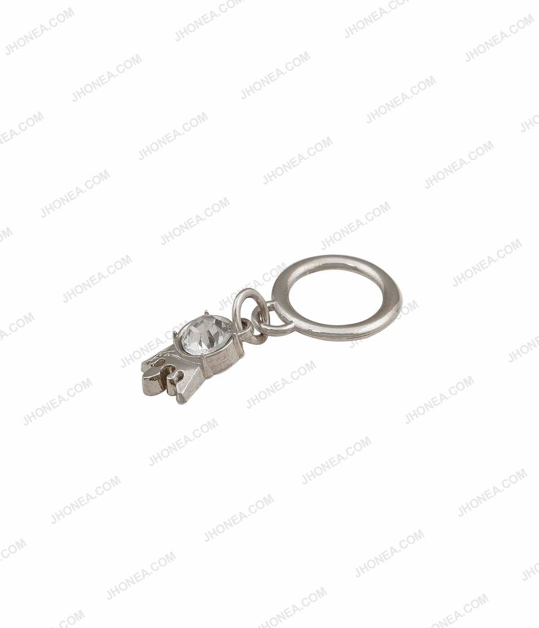 Silver Diamond Tassel Loop Hanger for Clothing
