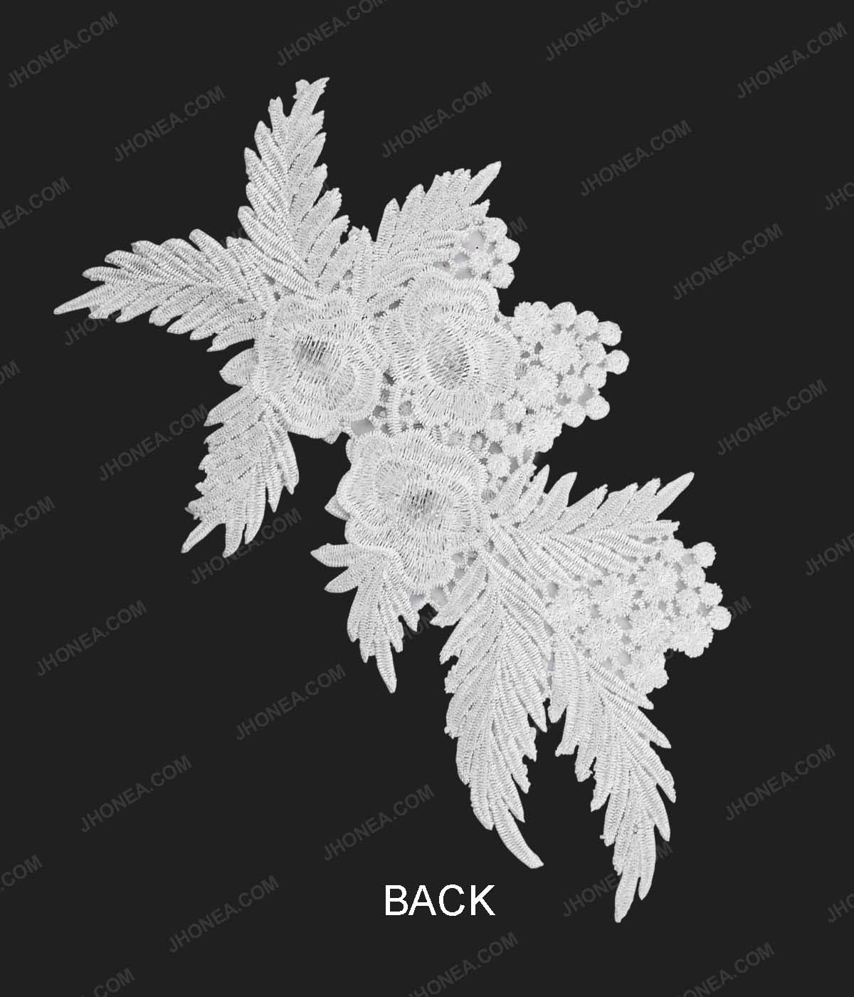 Sparkling Diamond & Glitter Patches for Bridal Designer Dress