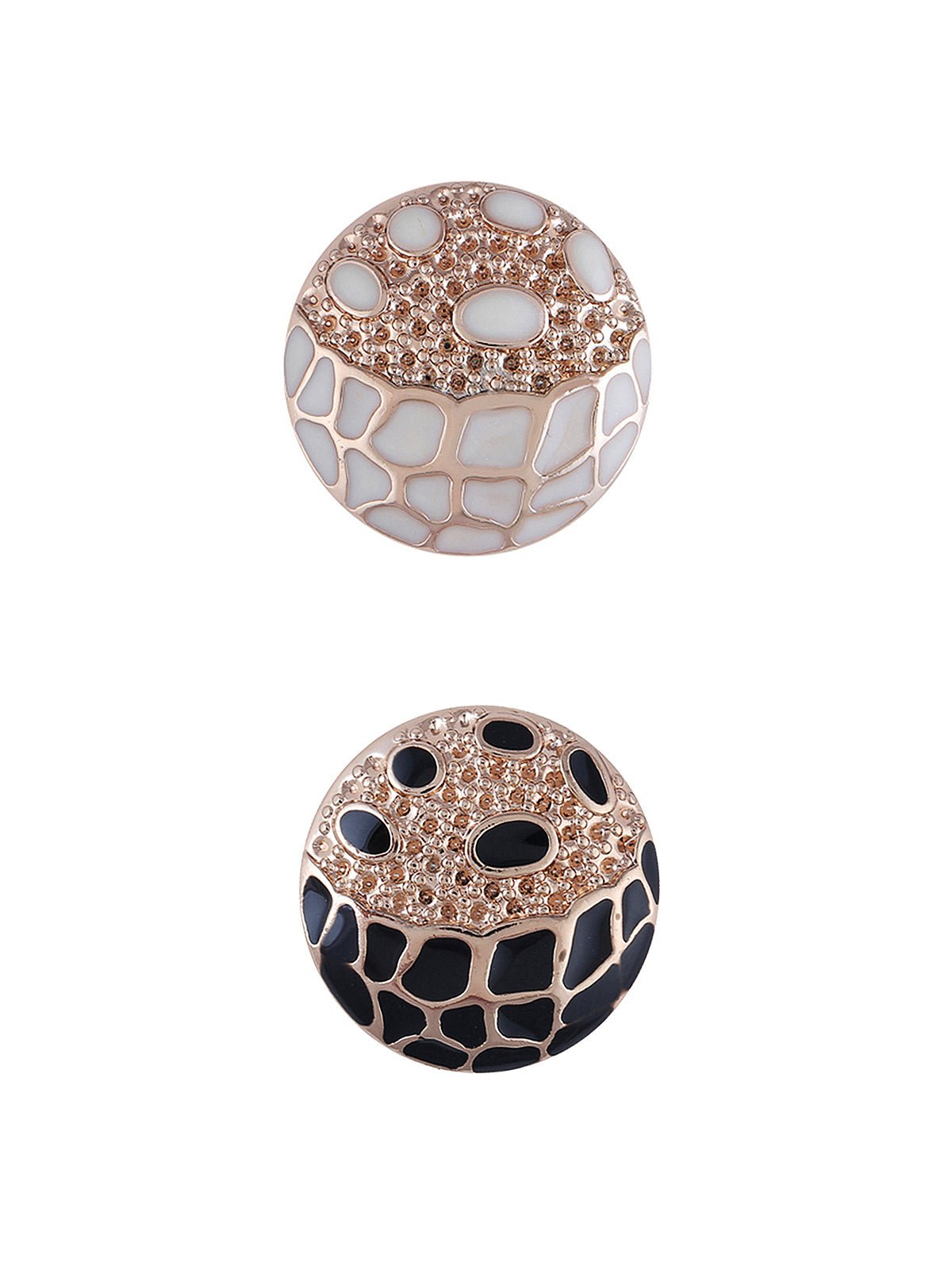 Golden with Enamel Colour Shank Metal Button