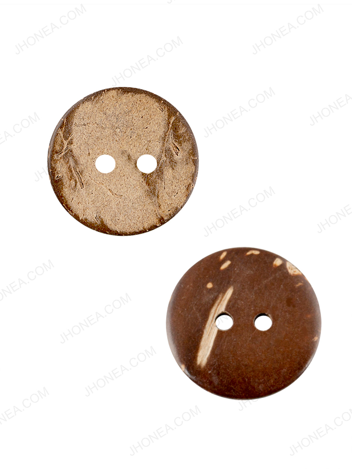 Smooth Finish Rivil-Civil  Natural Coco Buttons