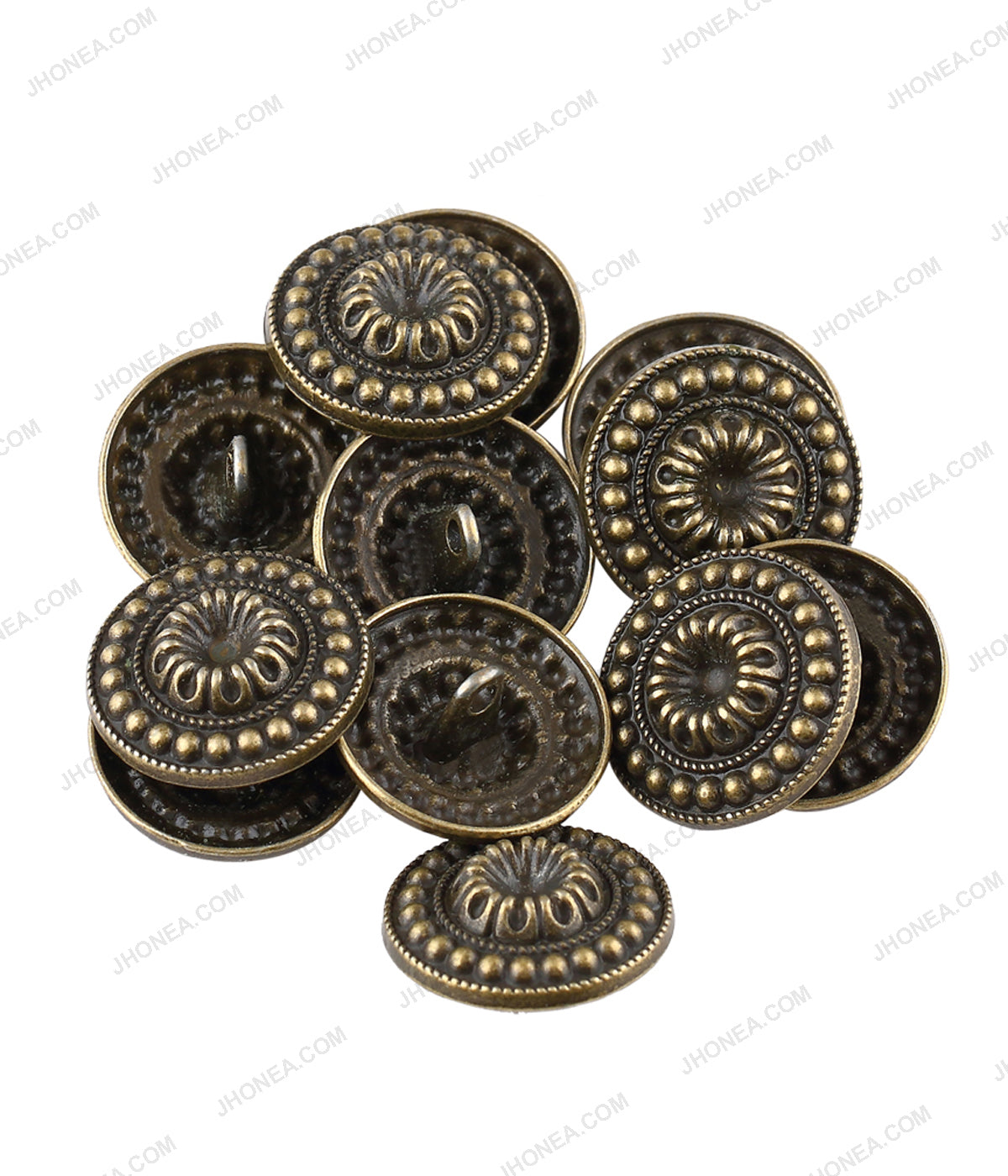 Antique Brass & Antique Gold Vintage Design Ethnic Buttons