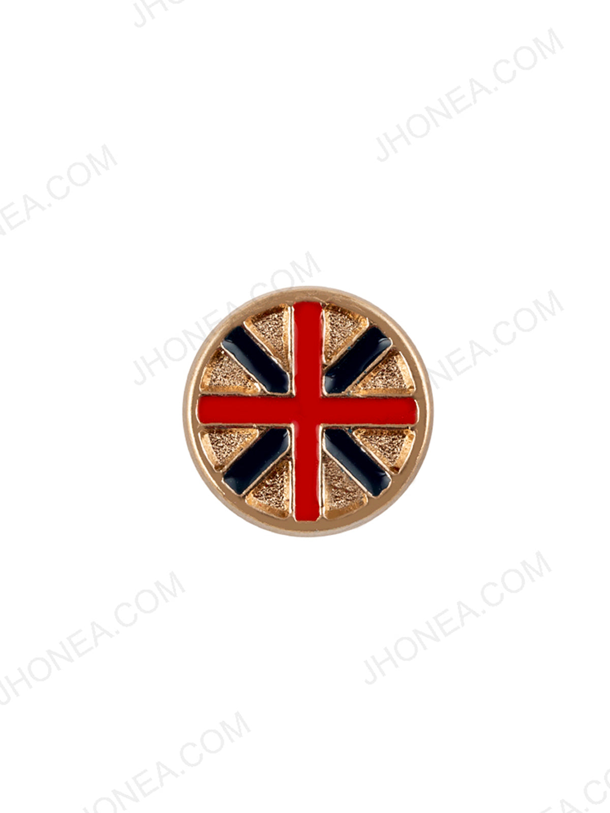 Royal Flag Round Shape Indo-Western Button