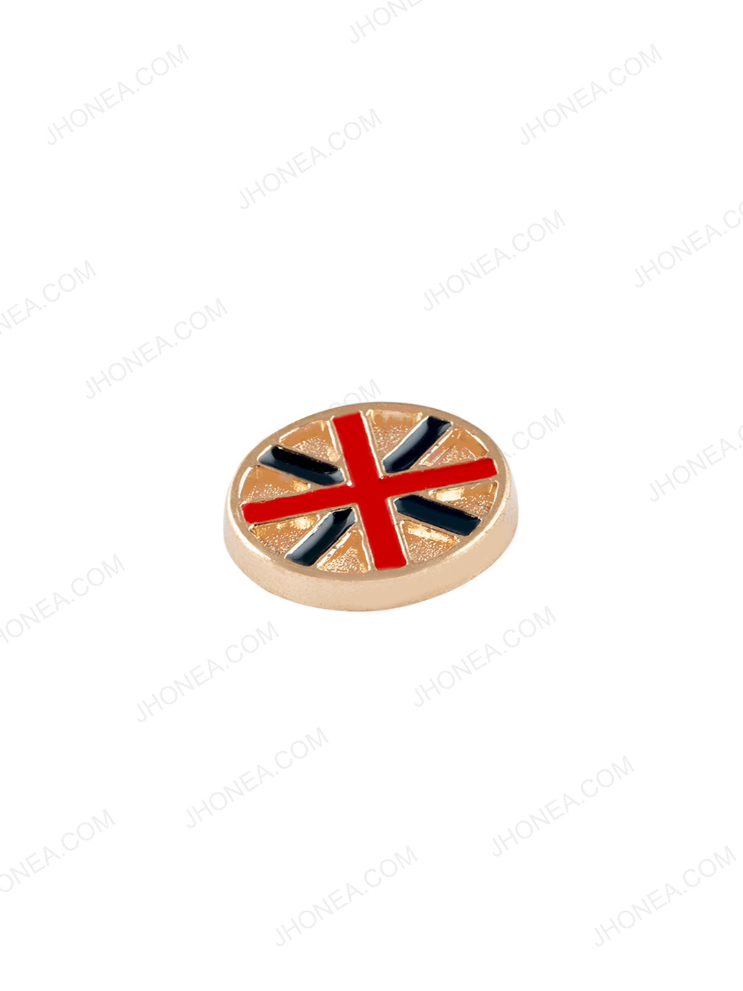 Royal Flag Round Shape Indo-Western Button