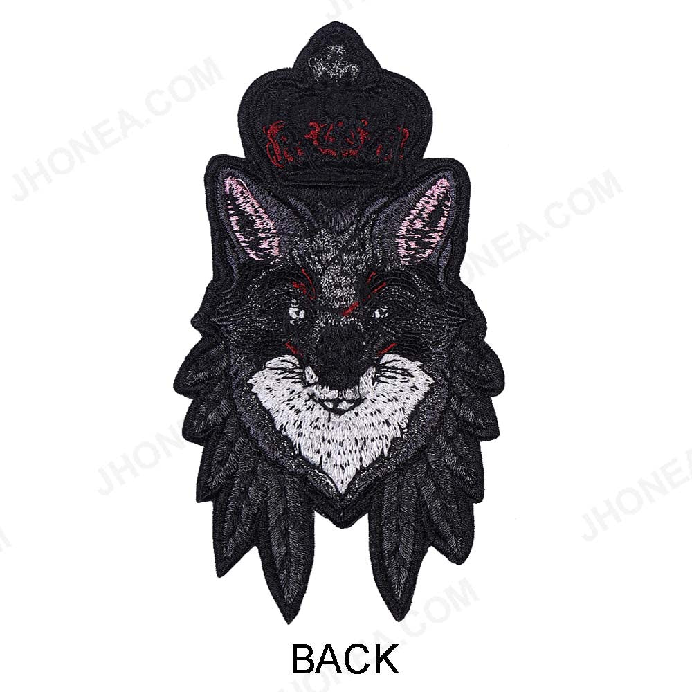 Rabbit Inspired Beaded Embroidery Animal Patch