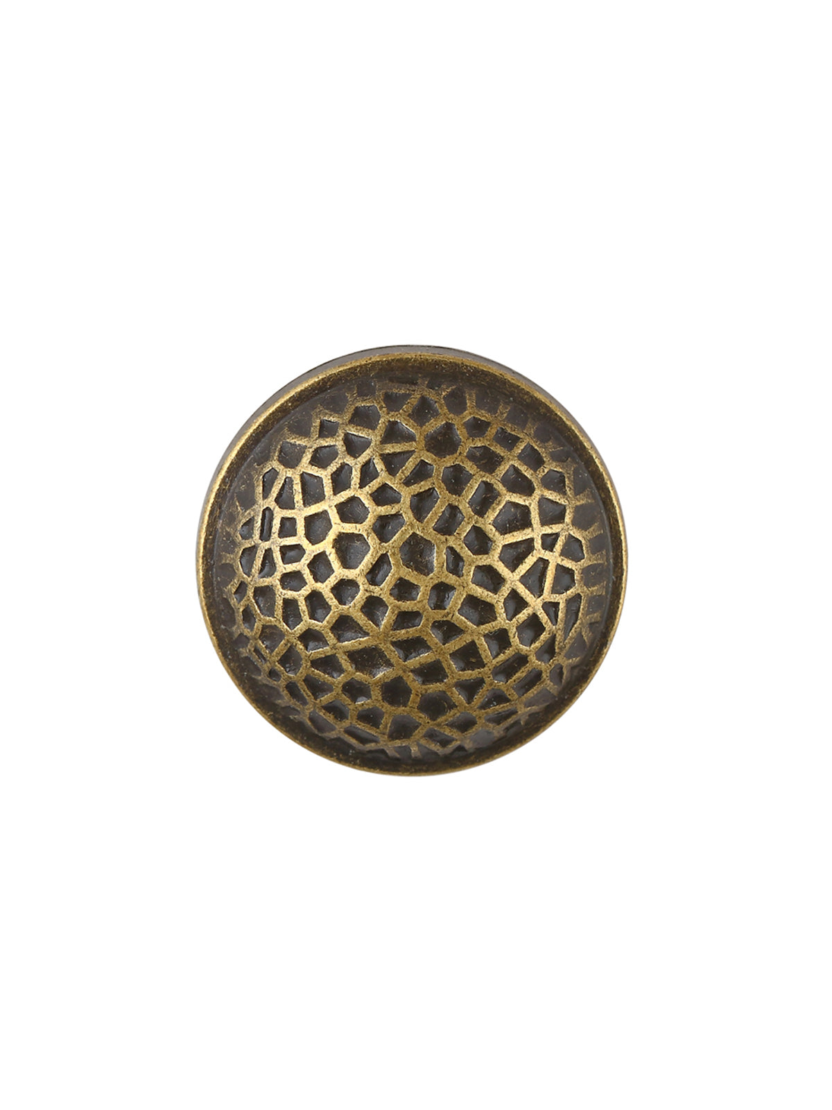 Ancient Design Dome Shape Antique Brass Button