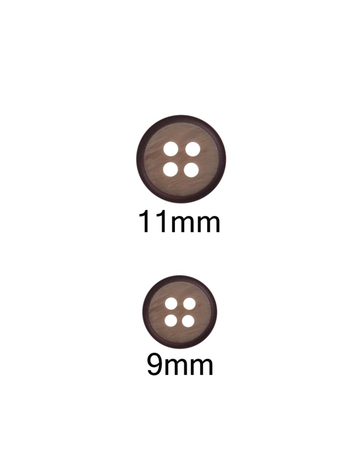 Copy of Wood-like Brown Color Round Shape Coat Button - Jhonea Accessories