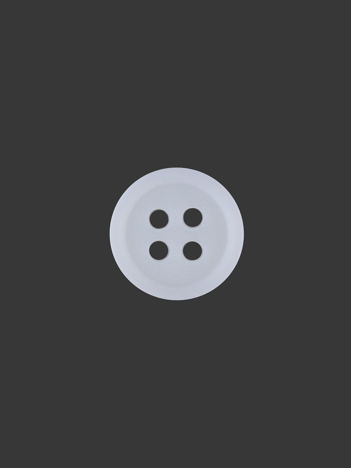 Classic White Round Shape 4-Hole Shirt Button
