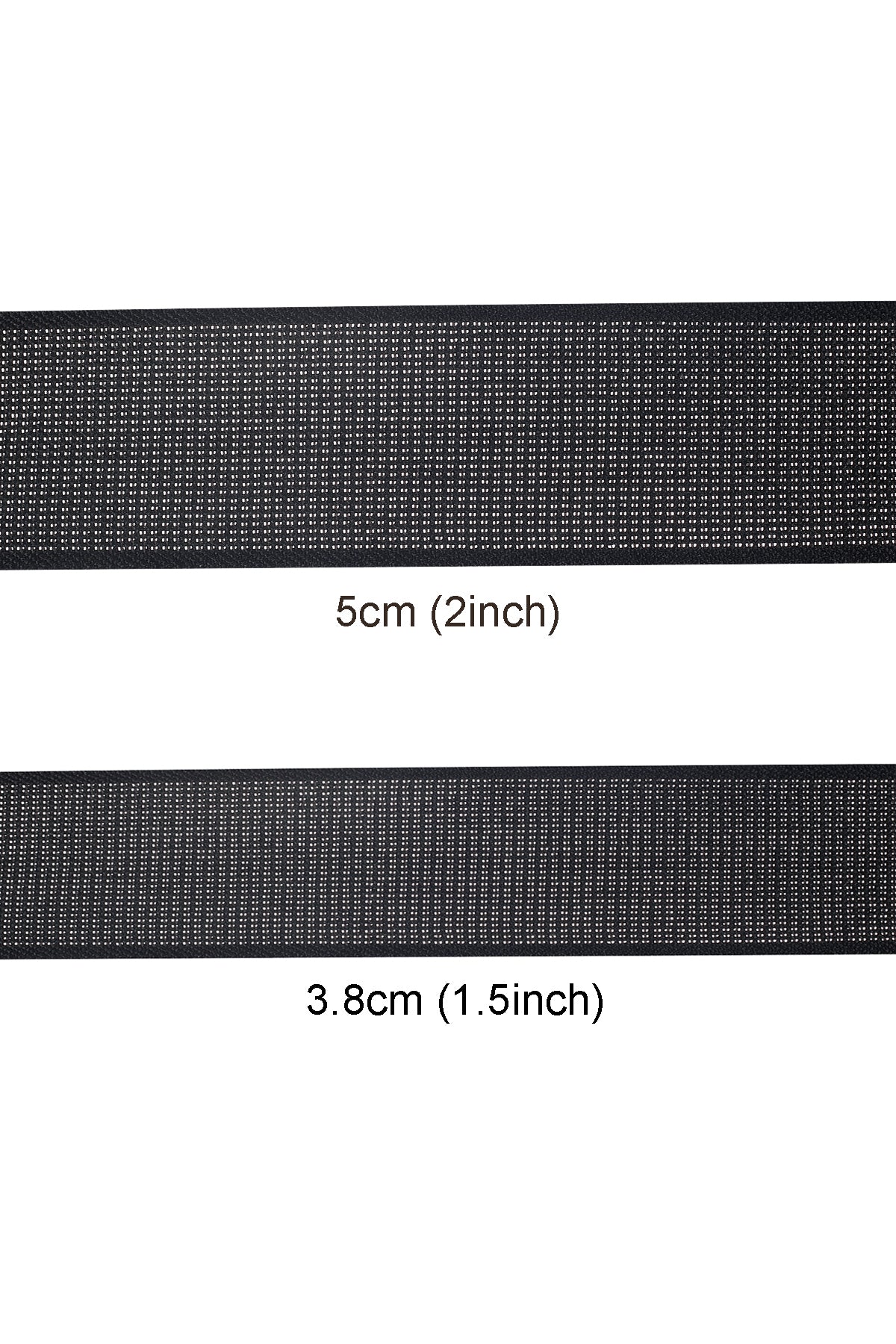 High Elasticity Black Knitted Elastic with Lurex Threads