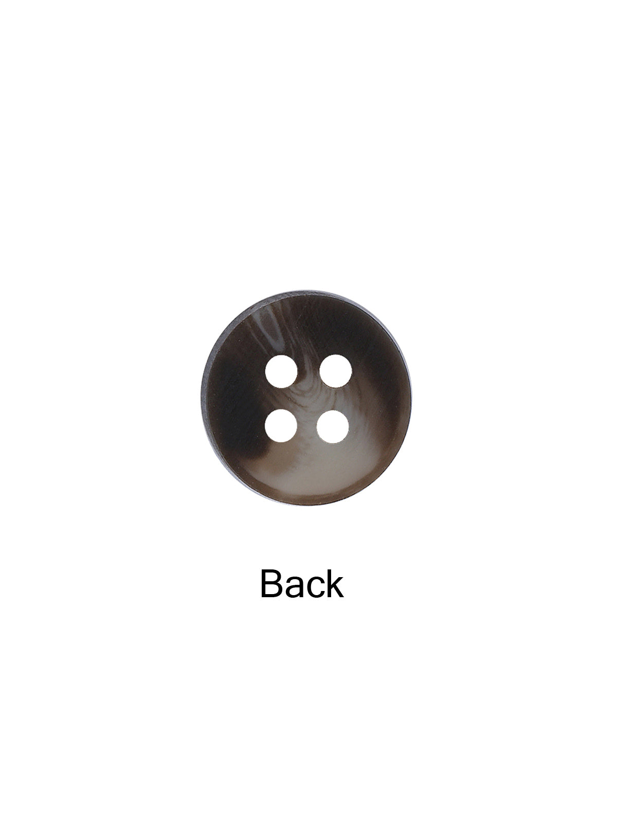 Natural Color Round Shape 4-Hole Shirt Button - Jhonea Accessories