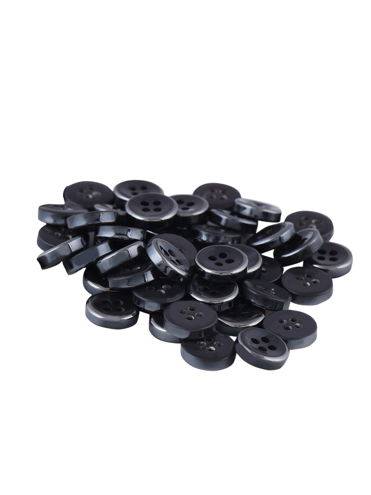Decorative Round Shape 4-Hole 10mm Fancy Shirt Button