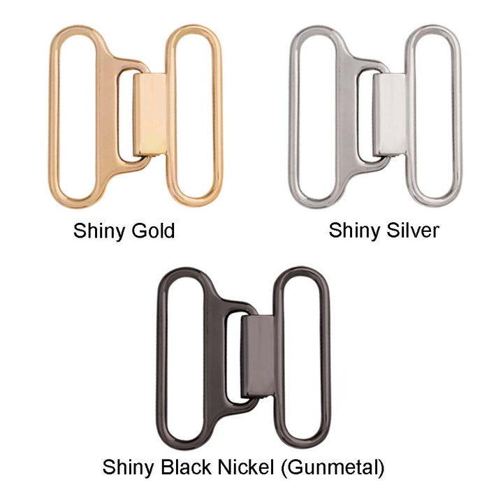 Classic Structured Shiny Closure Clasp Belt Buckle