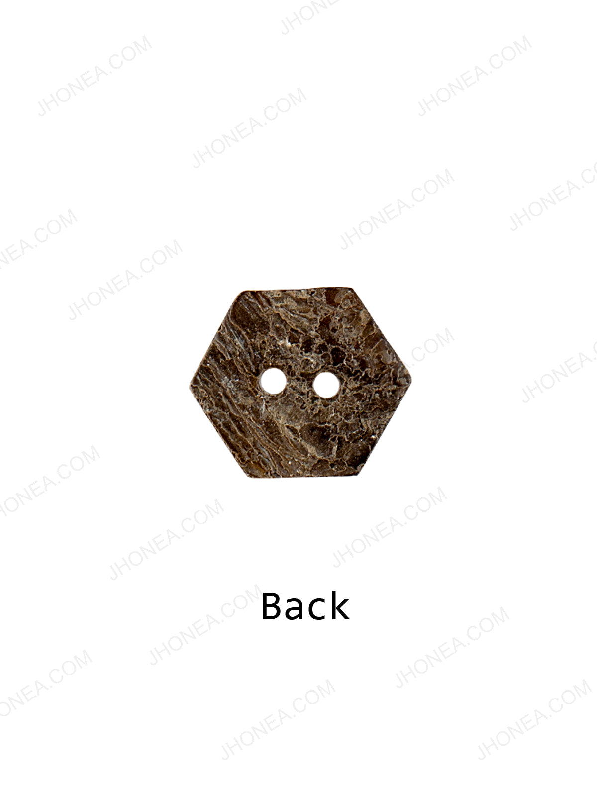 Iridescent Rainbow Color 2-Hole Natural Button