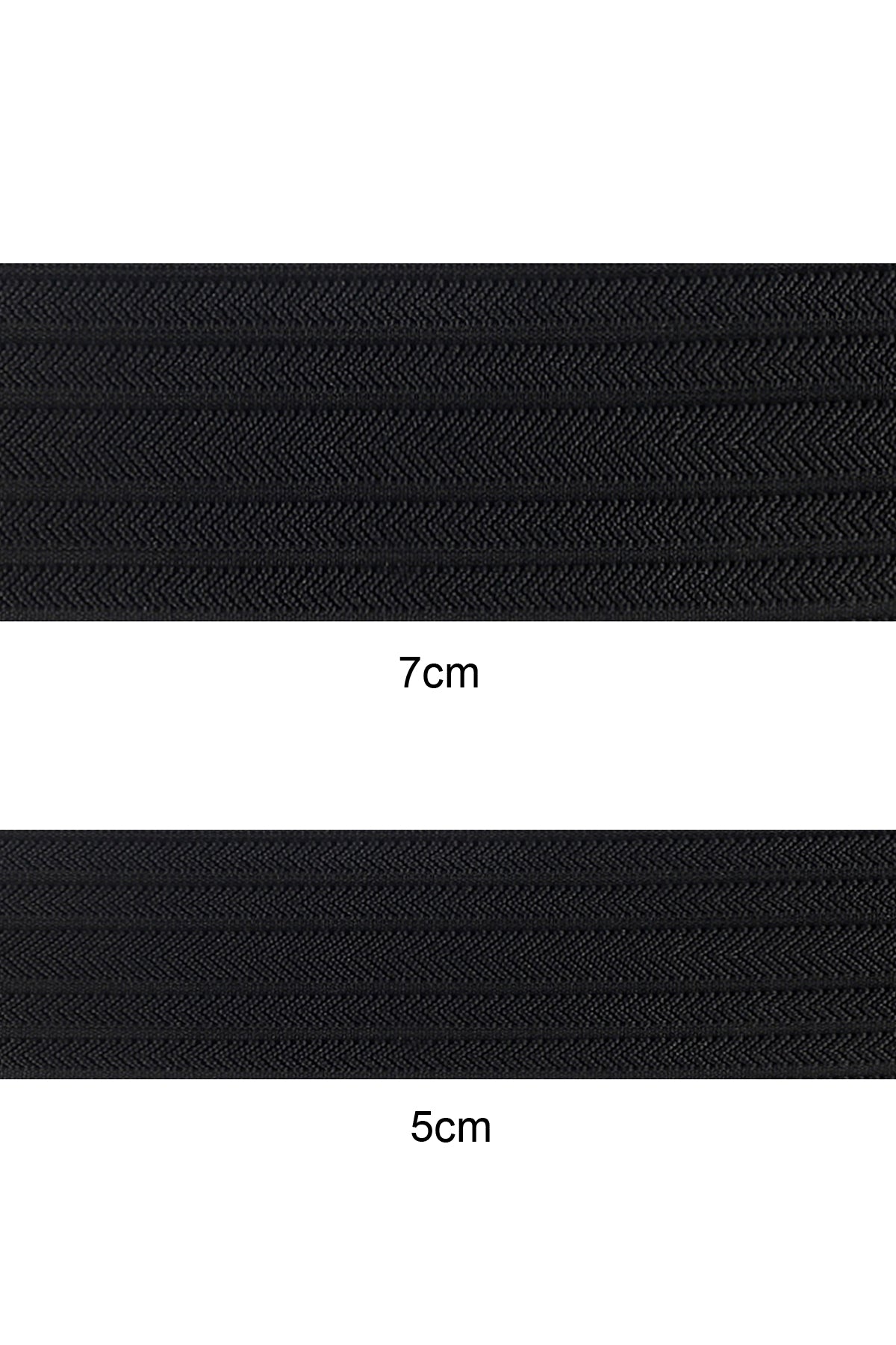 Black Knitted Strong Stretchable Elastic