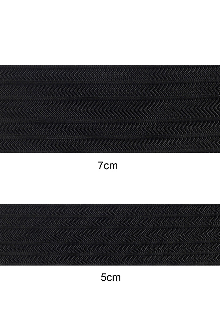 Black Knitted Strong Stretchable Elastic