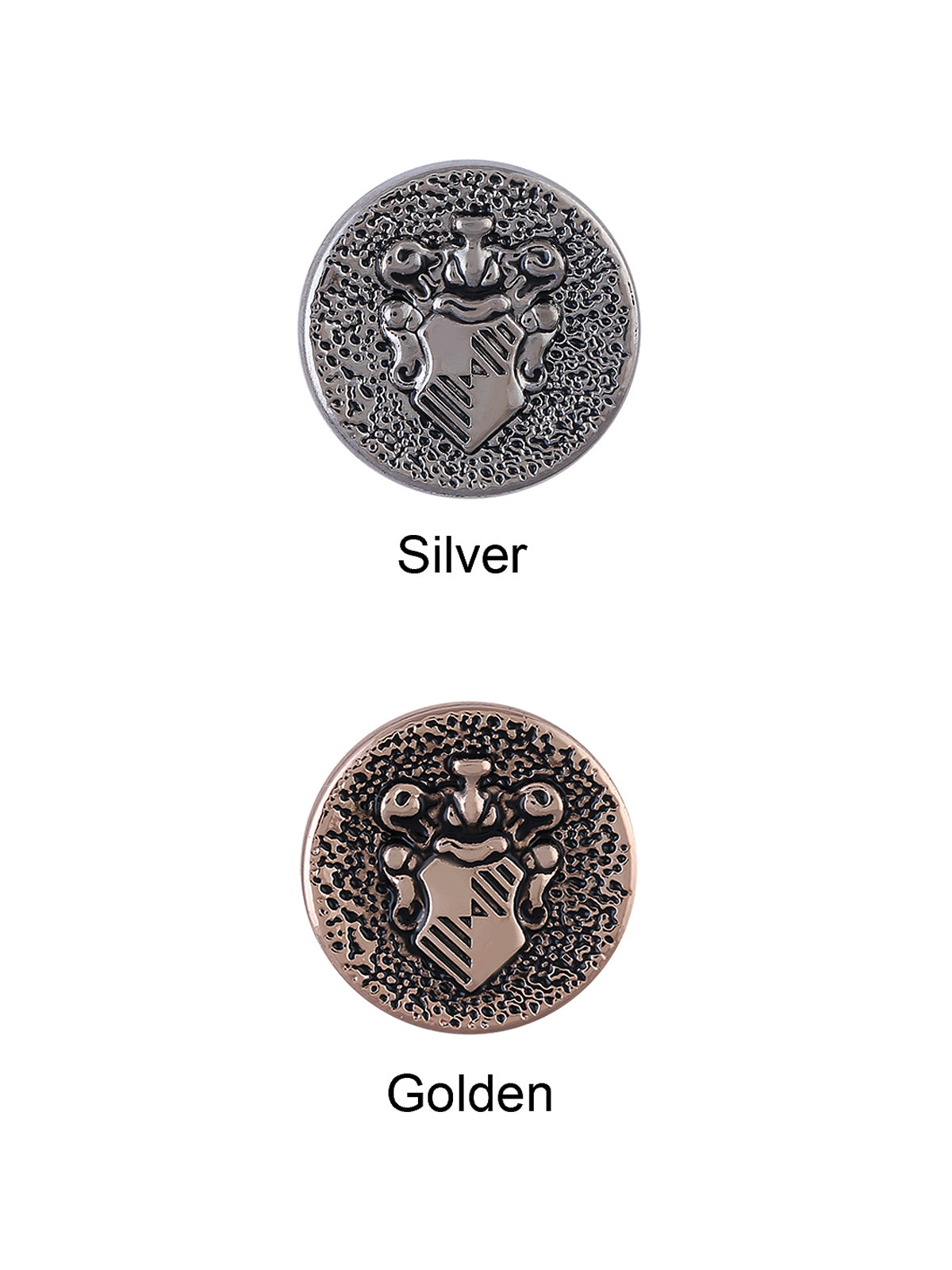 Designer Engraved Design Coat Shank Button