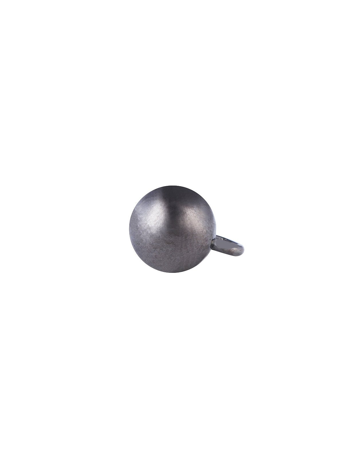 Heavy Weight Ball Shaped Gunmetal Button - Jhonea Accessories