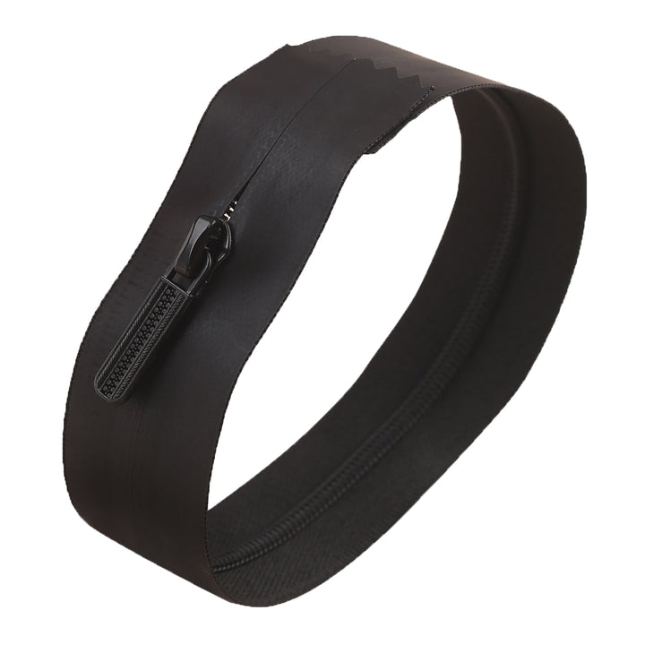 Fashionable Black Reverse Coil Sports Zipper