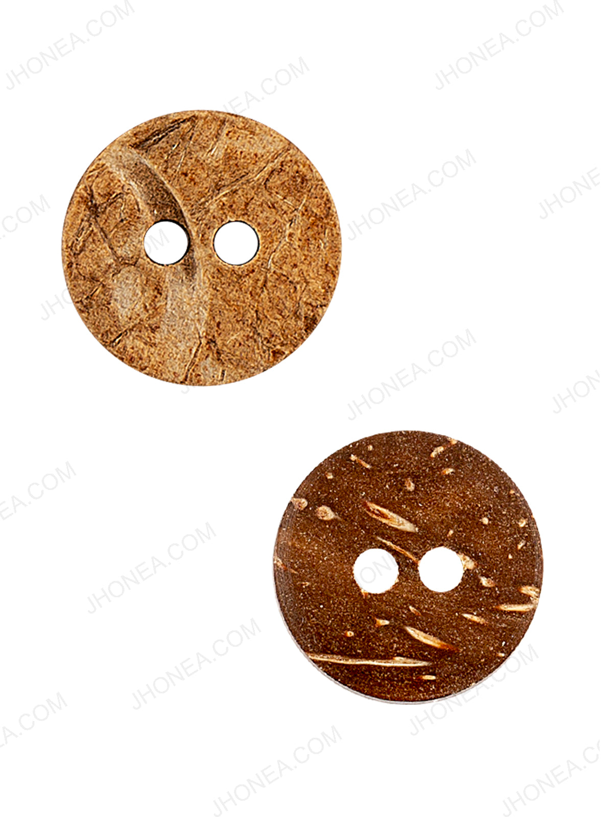 Rough Finish Rivil-Civil Natural Coco Buttons