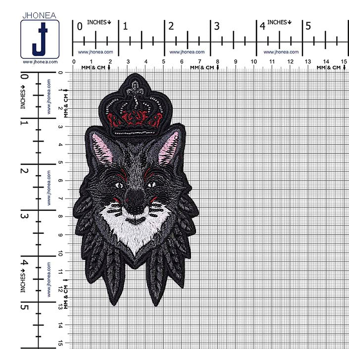 Rabbit Inspired Beaded Embroidery Animal Patch