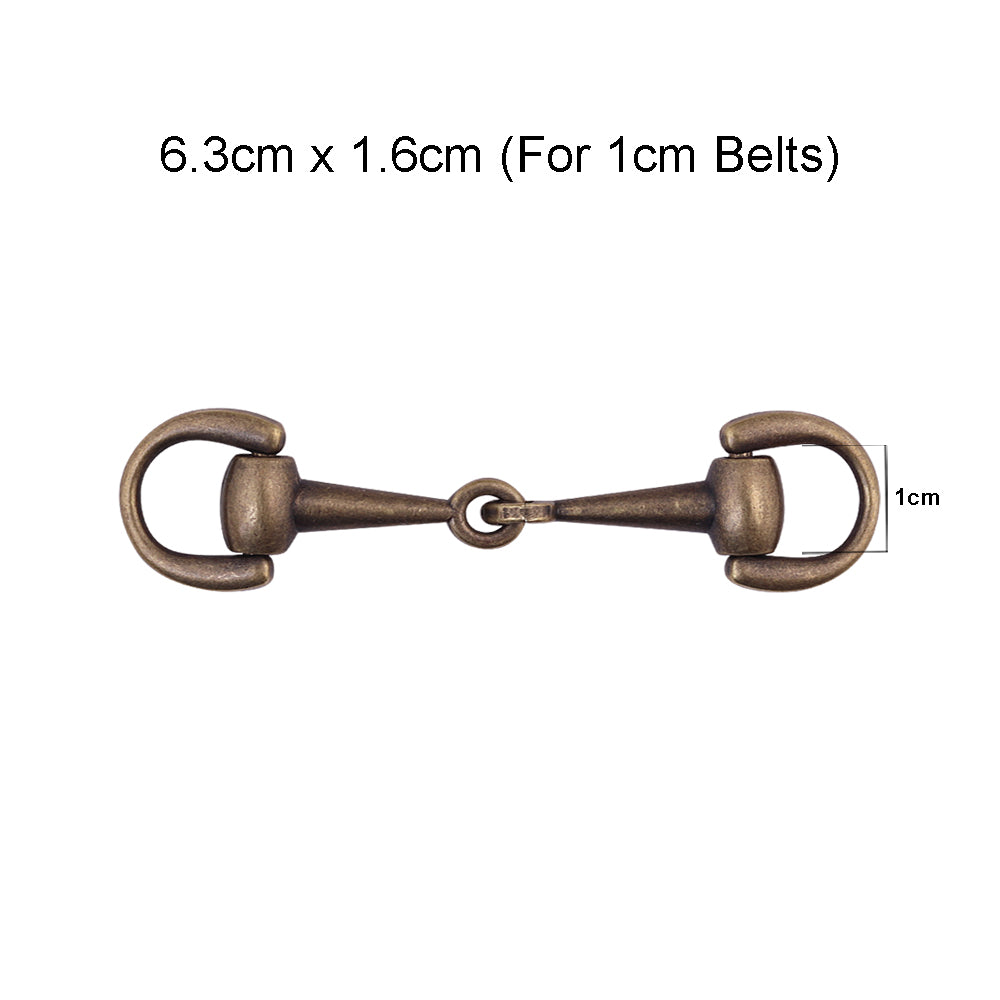 Supreme Flexible Foldable Antique Brass Shoe Buckle for Men/Women