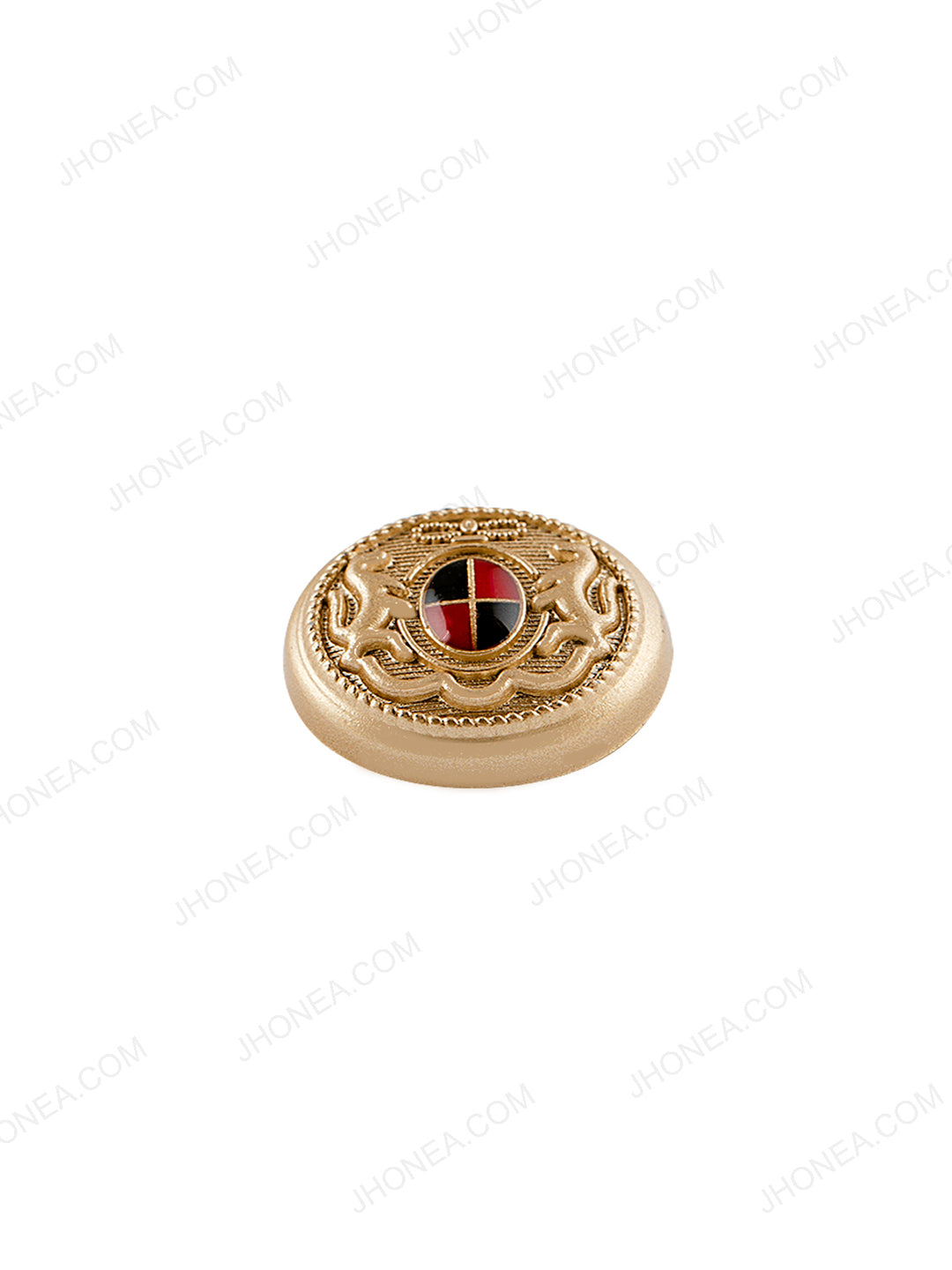 Heraldic Design Classic Matte Gold Blazer Button