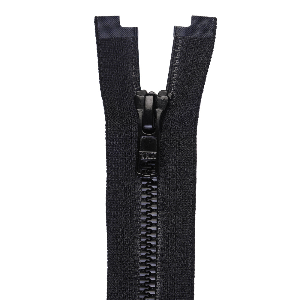 YKK- #5 Black Vislon Closed-End & Open-End YKK Zipper