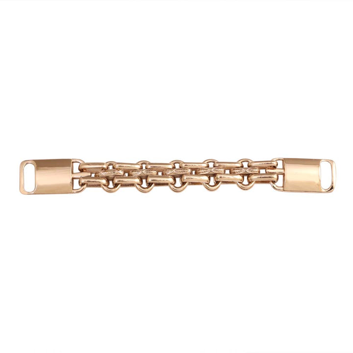 Classic Shiny Gold Decorative Chain Connector Design Buckle