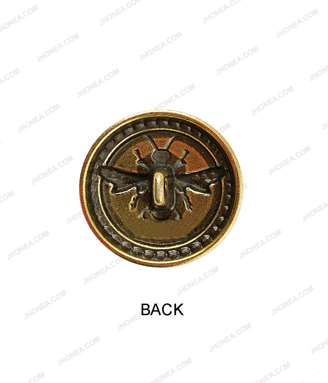 20mm (32L) Honeybee Design Metal Buttons