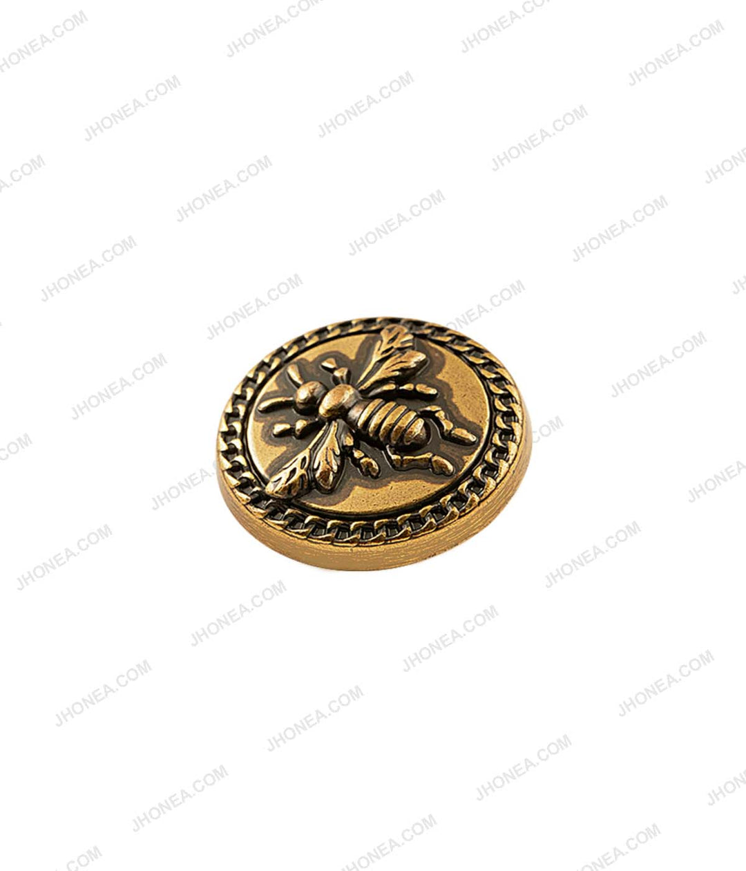 20mm (32L) Honeybee Design Metal Buttons