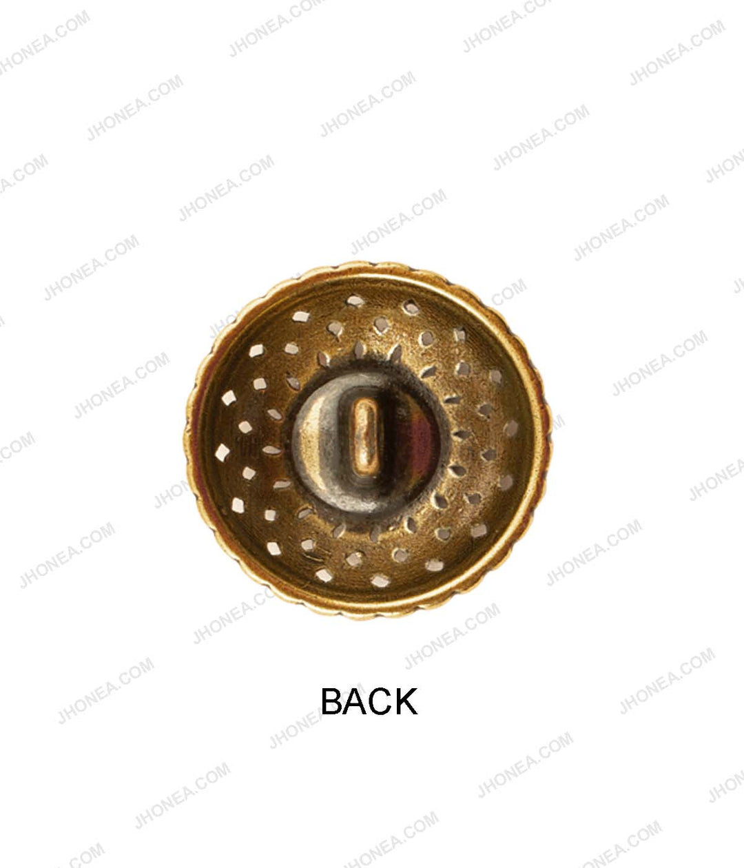 Traditional Mandala Design Antique Gold Metal Buttons