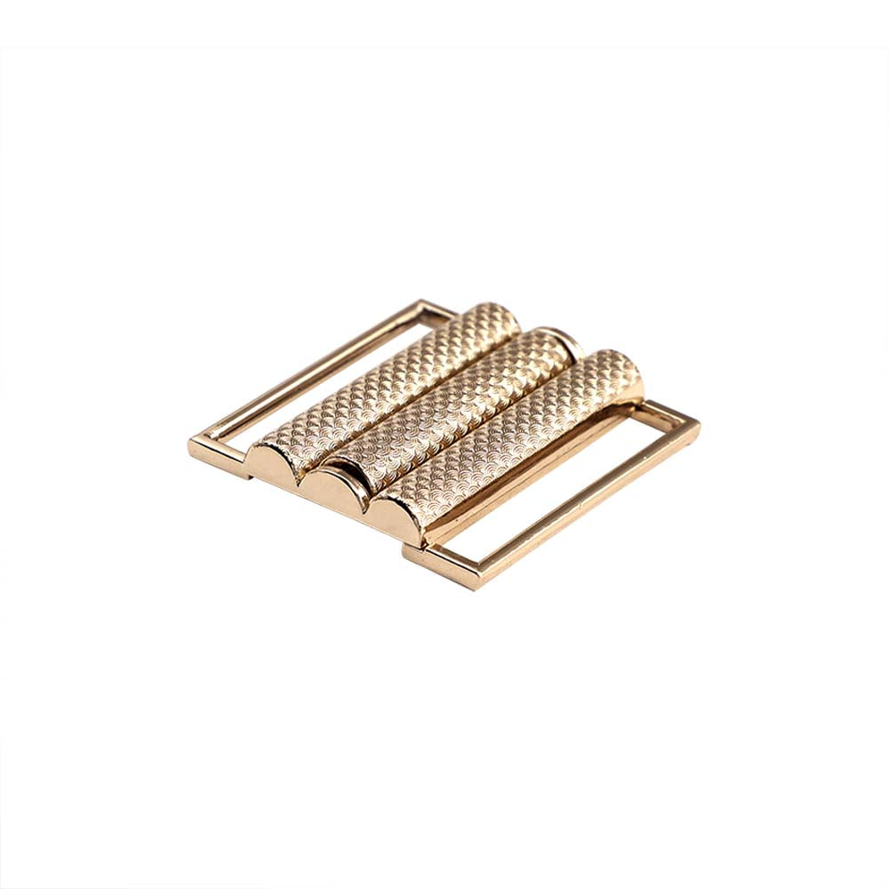 Shiny Gold Closure Clasp Metal Belt Buckle for Womens