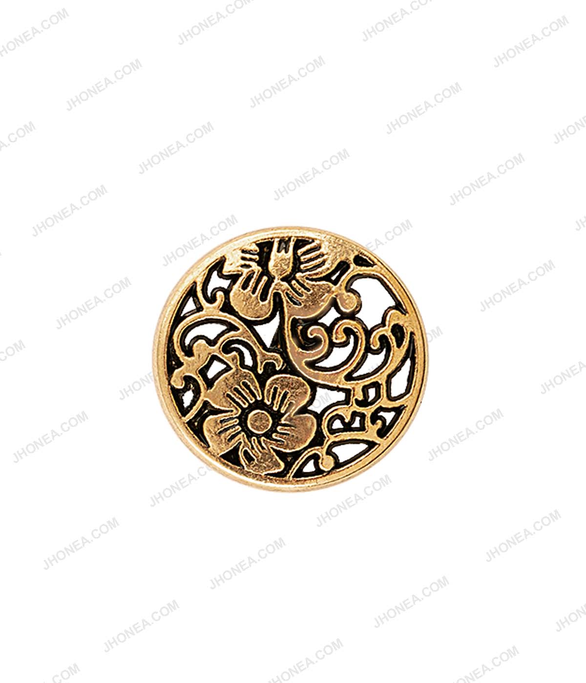 sherwani button Gold Plated Zircon 925 Sterling Silver Buttons