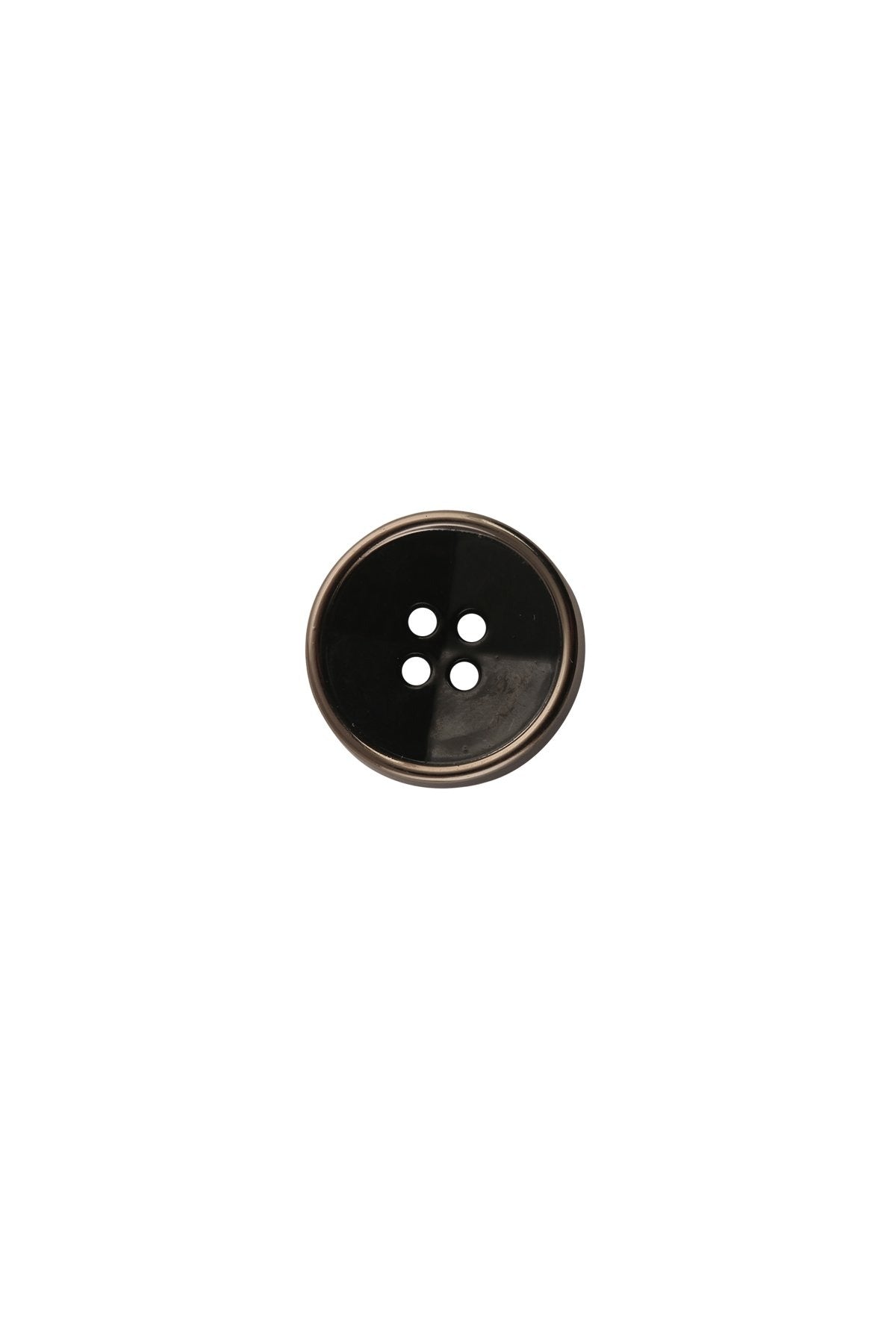 Round Shape 4-Hole Black ABS Button