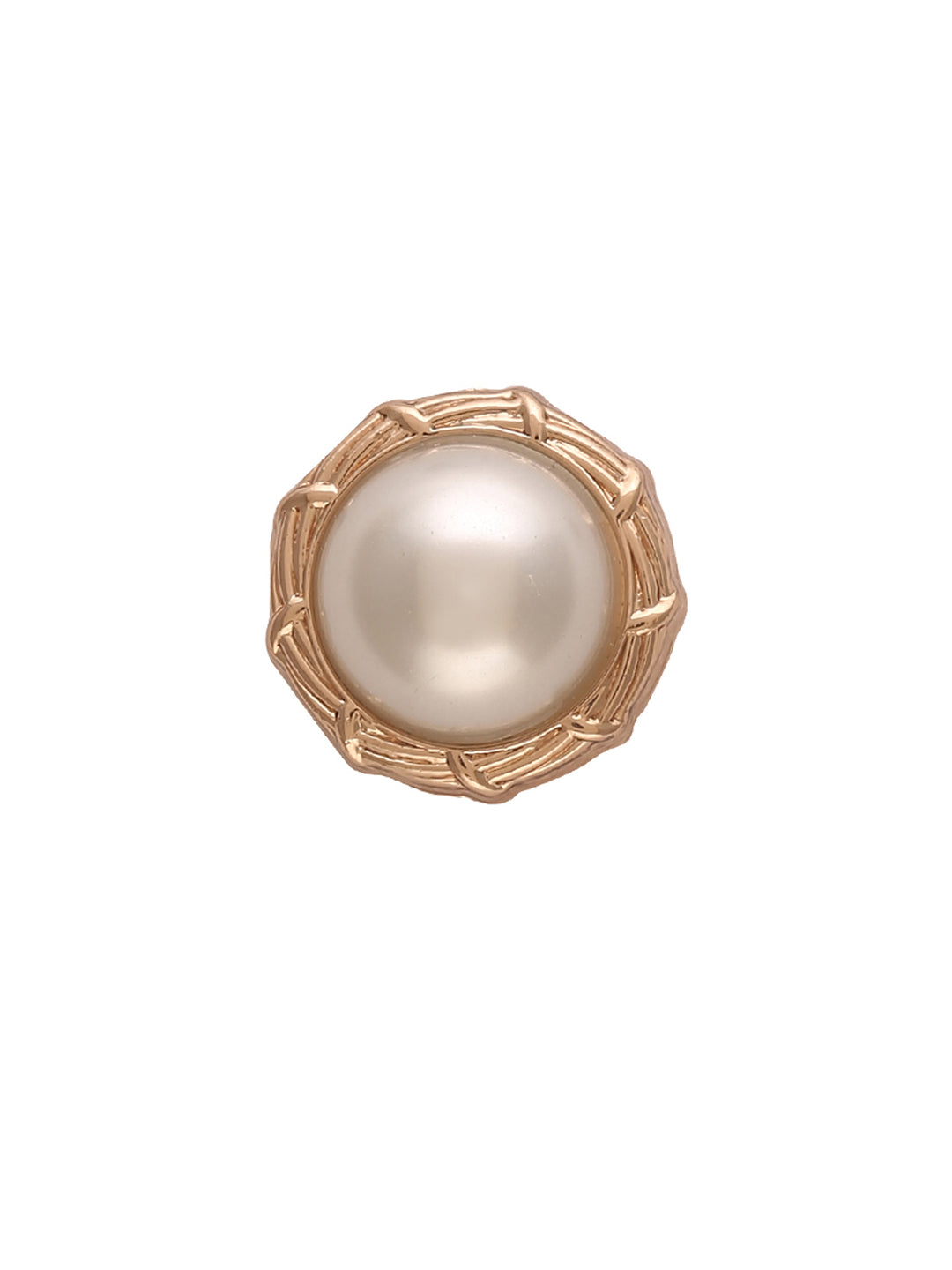 Super Classy Round Shape Golden Colour Pearl Buttons
