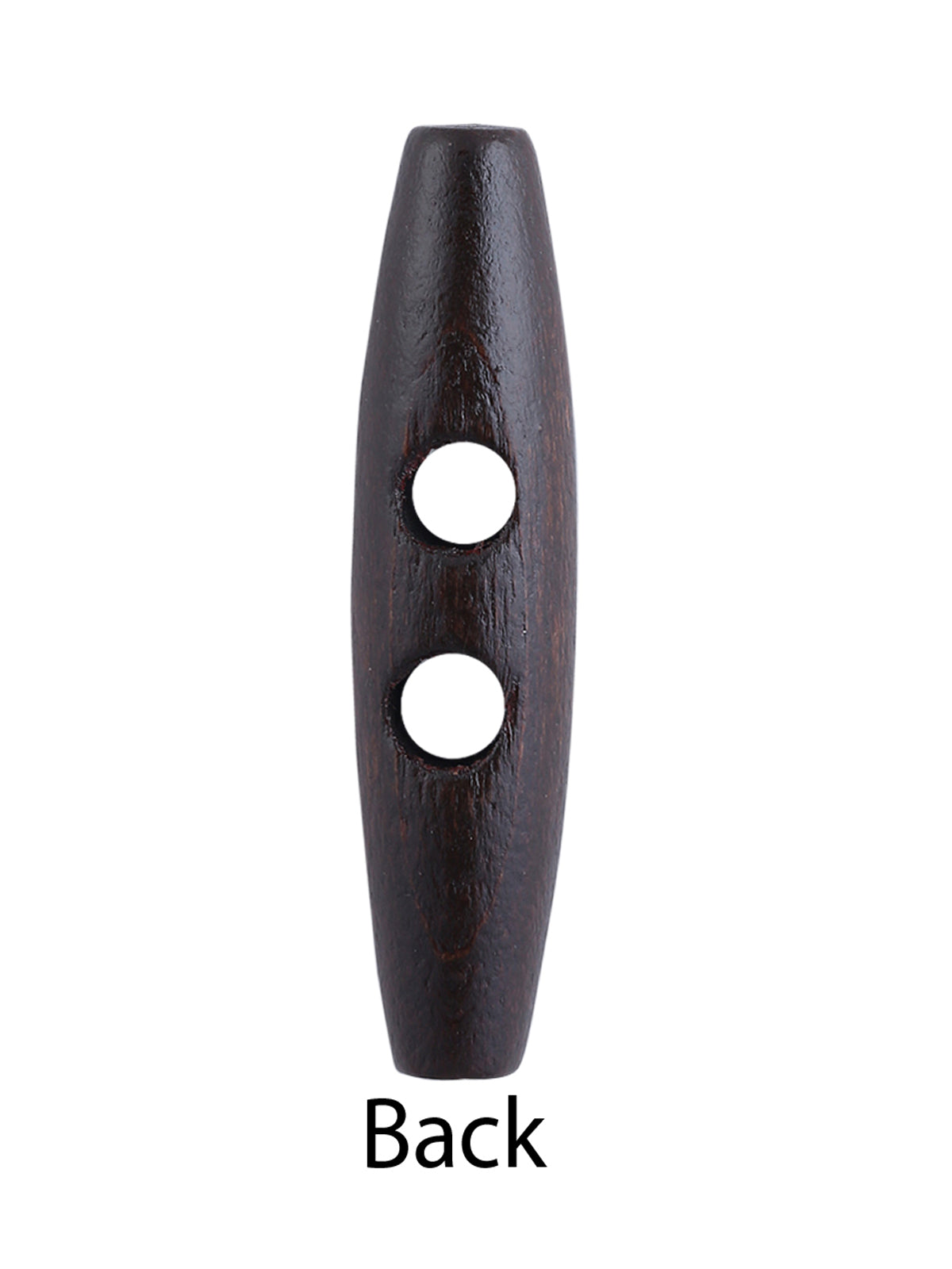 Fashion 2-Hole Oval Shape Wooden Toggle Button