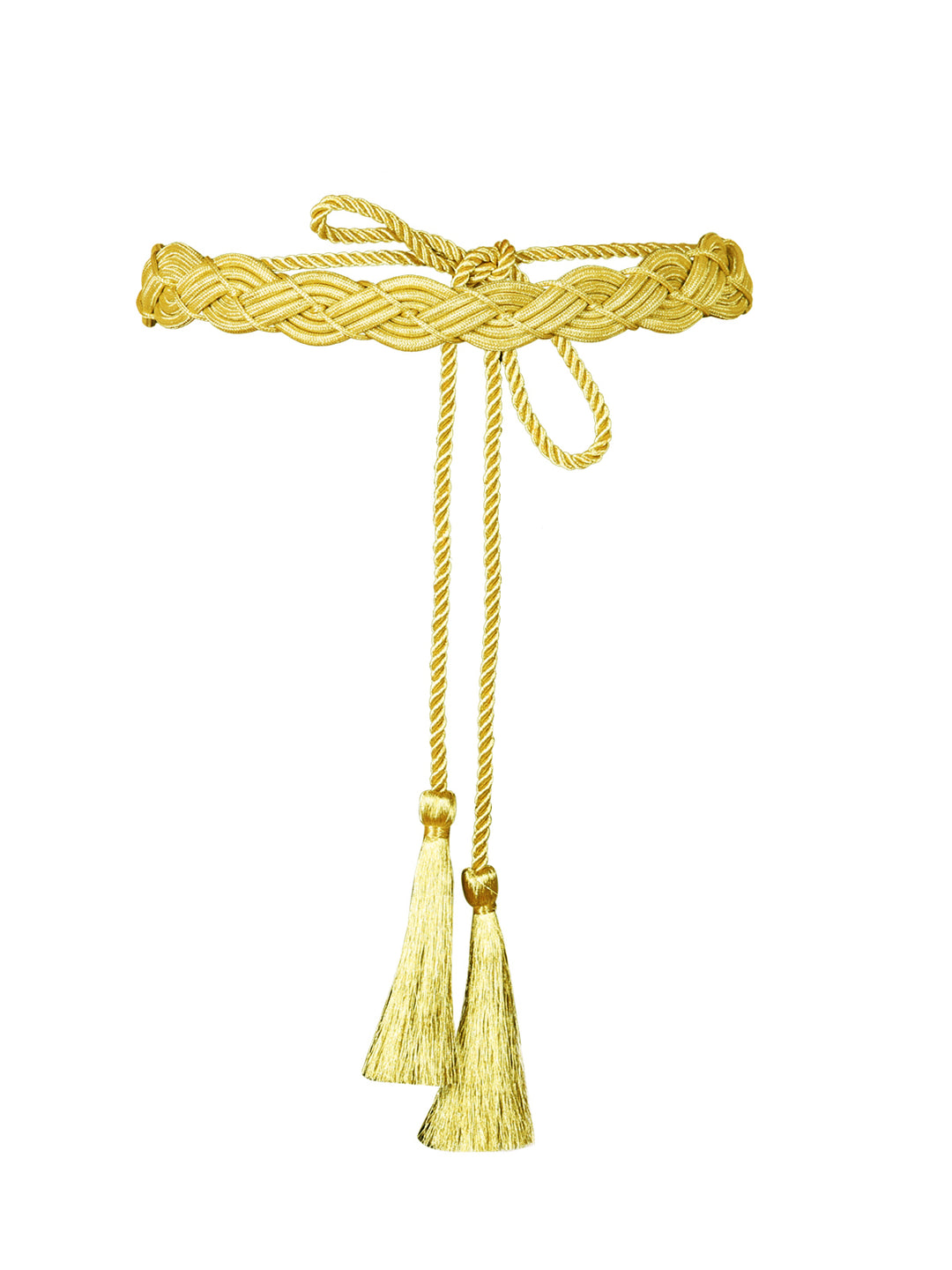 Fancy Dress Gold Rope Belt Tassel Rope Belt (Black) SAME Fancy Dress Gold Rope Belt Tassel Rope Belt (Black) SAME